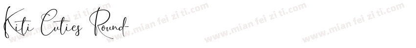 Kiti Cuties Round字体转换